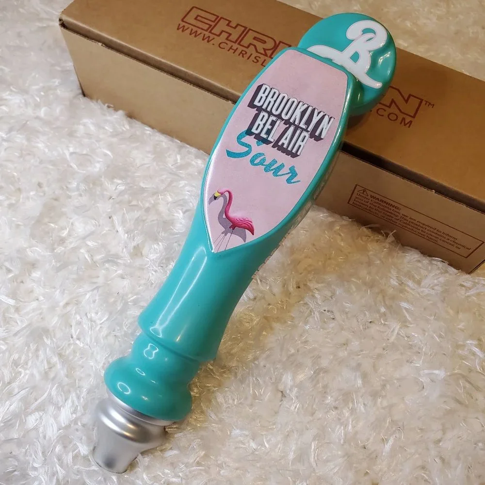 Brooklyn Bel Air Sour Teal Flat Face Tap Handle - Picture 1 of 7